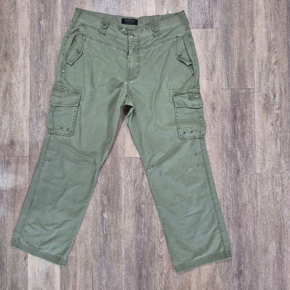 Parish Nation Waist 40 Green Cargo Pants - Picture 1 of 15